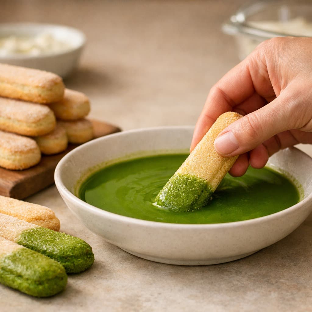 Matcha tiramisu