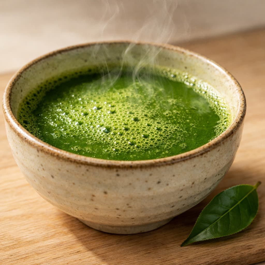 Waar smaakt matcha naar?