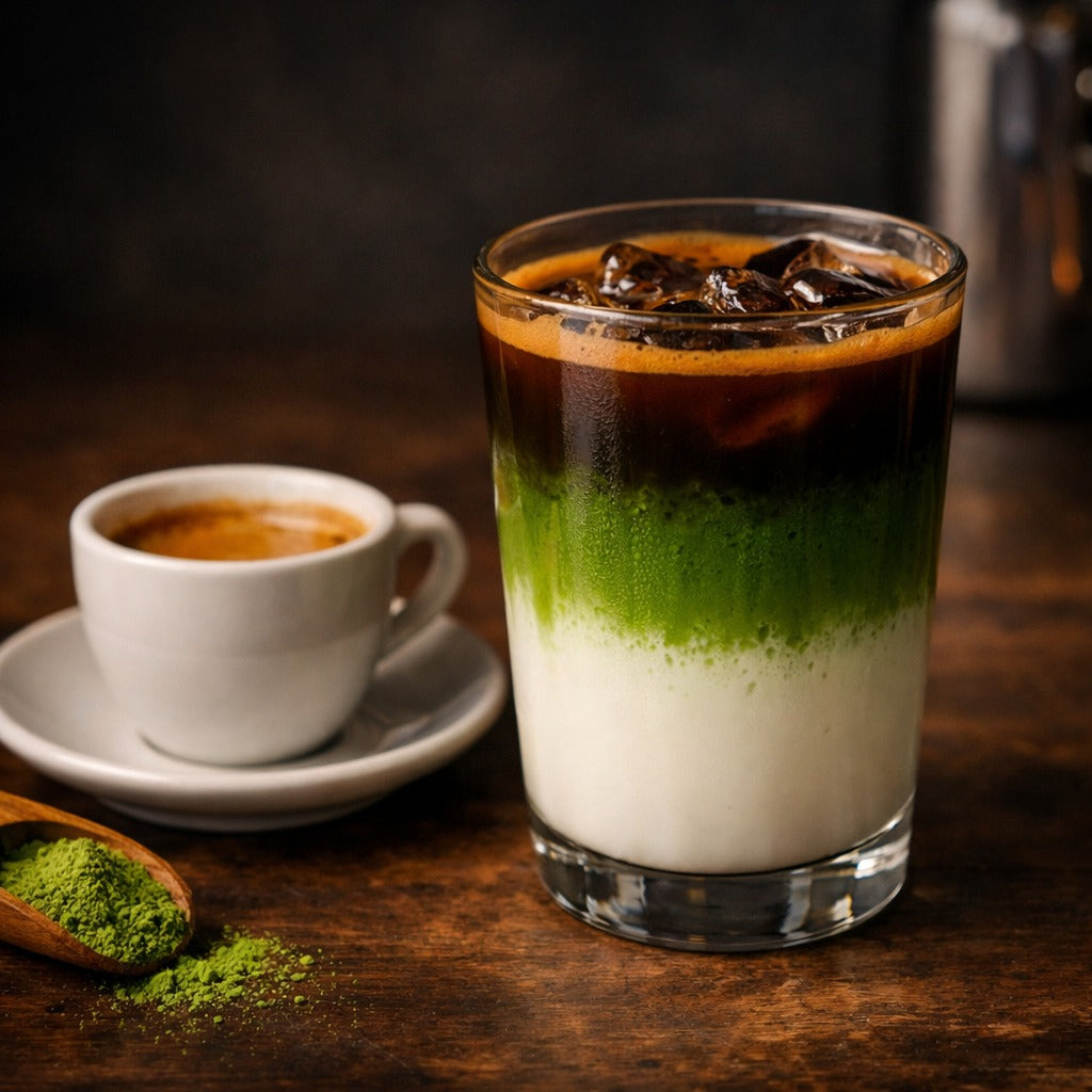 Matcha Coffee (Dirty Matcha)