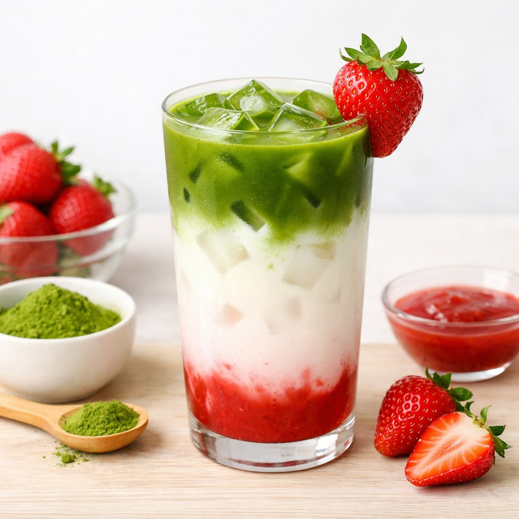 Strawberry Matcha Latte Recipe